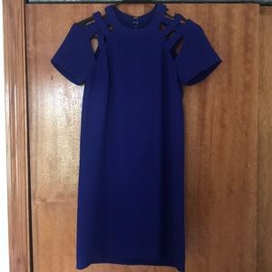 Electric Blue Shift Dress